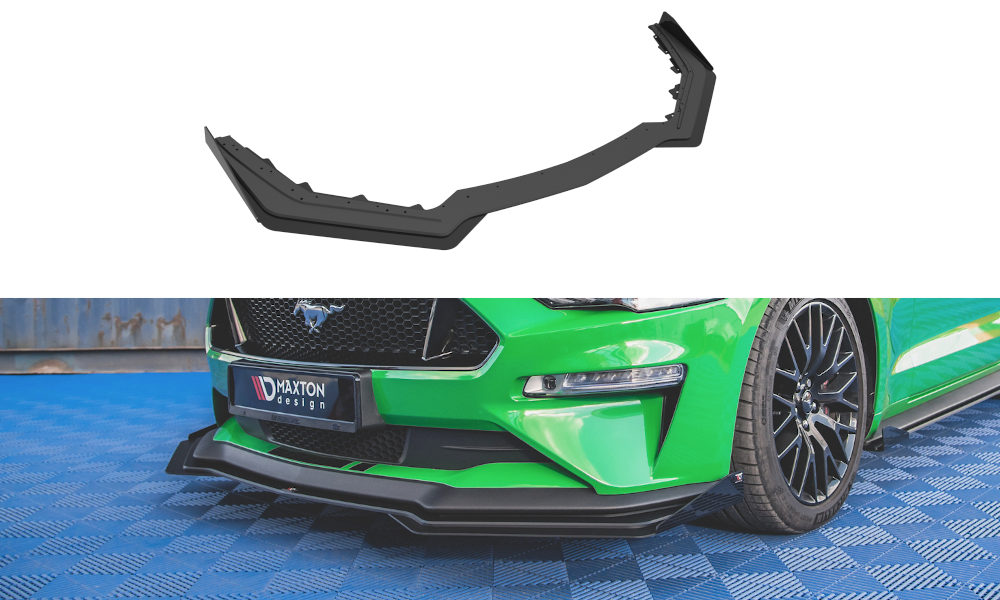 Street Pro Front Splits V.1 + Flaps Ford Mustang GT MK6 Facelift