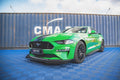 Street pro front splitter v.1 + flaps ford mustang gt mk6 facelift