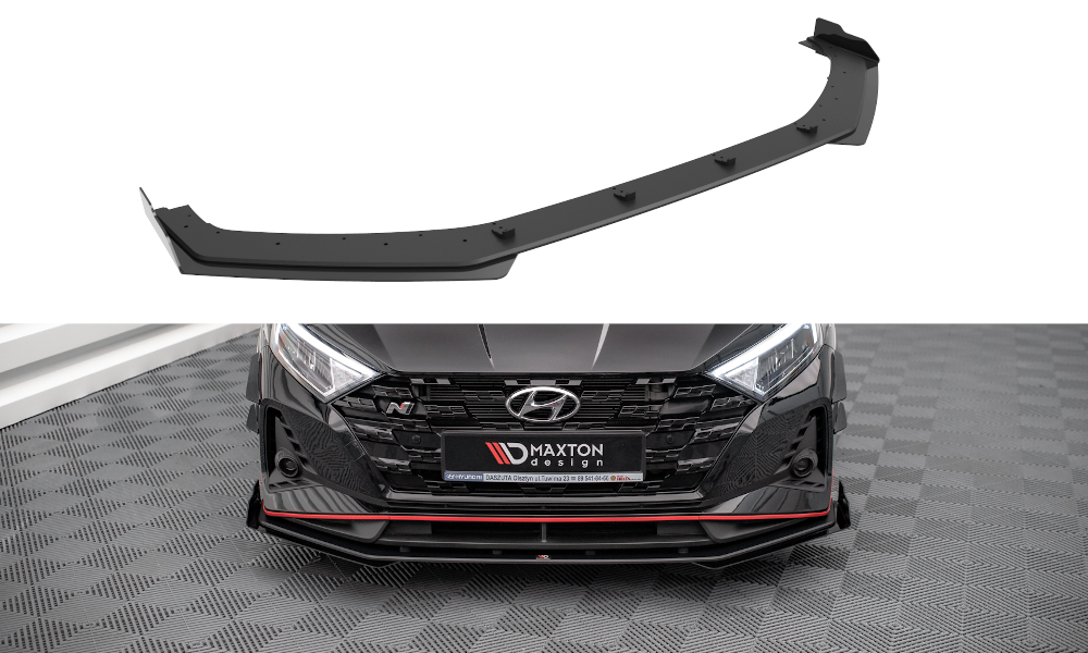 Street pro front splitter v.1 + flaps hyundai i20 n mk3