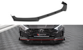 Street pro front splitter v.1 + flaps hyundai i20 n mk3