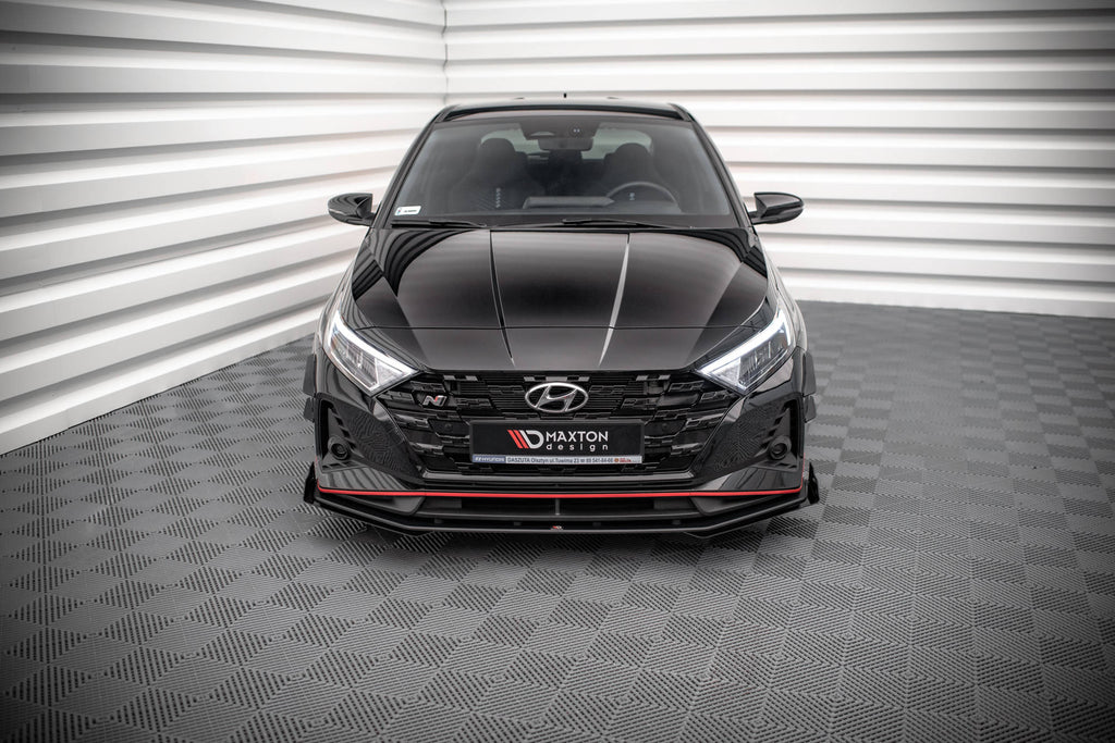 Street pro front splitter v.1 + flaps hyundai i20 n mk3