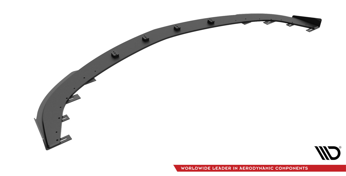 Street pro front splitter v.1 + flaps mazda 3 mps mk1