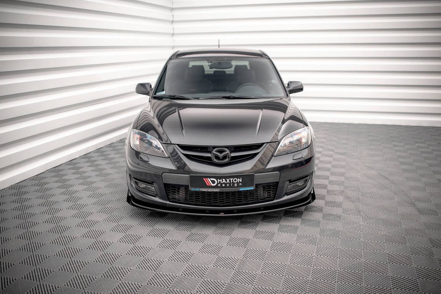 Street pro front splitter v.1 + flaps mazda 3 mps mk1