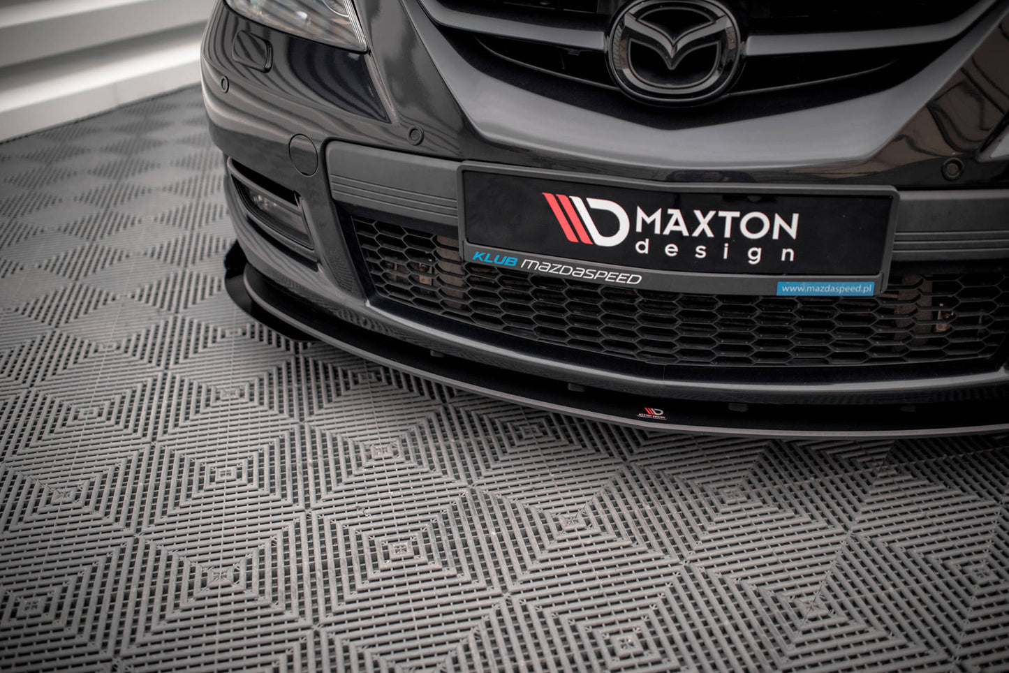 Street pro front splitter v.1 + flaps mazda 3 mps mk1