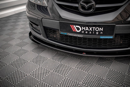 Street pro front splitter v.1 + flaps mazda 3 mps mk1