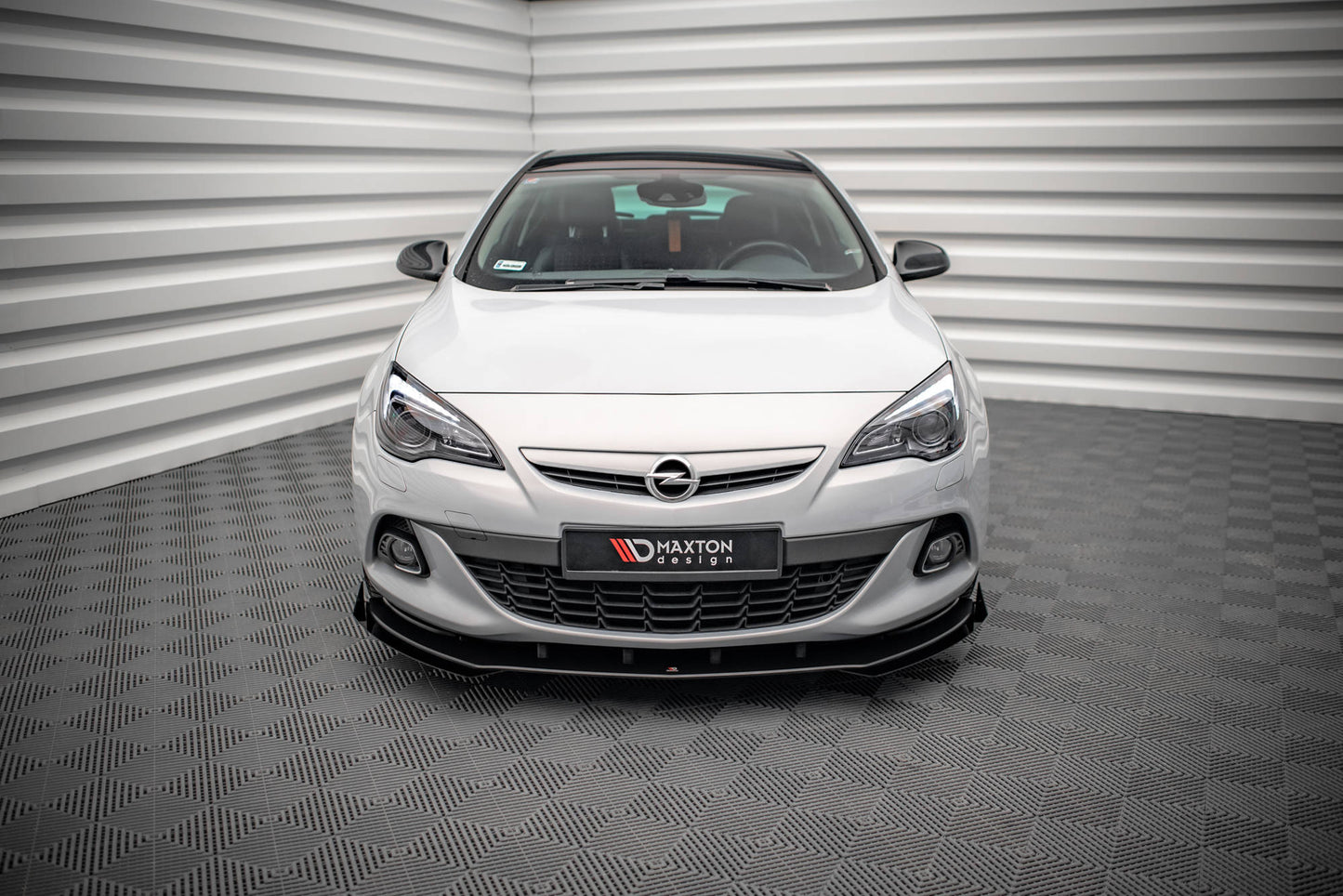 Street pro front splitter v.1 + flaps opel astra gtc opc-line j