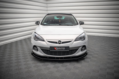 Street pro front splitter v.1 + flaps opel astra gtc opc-line j
