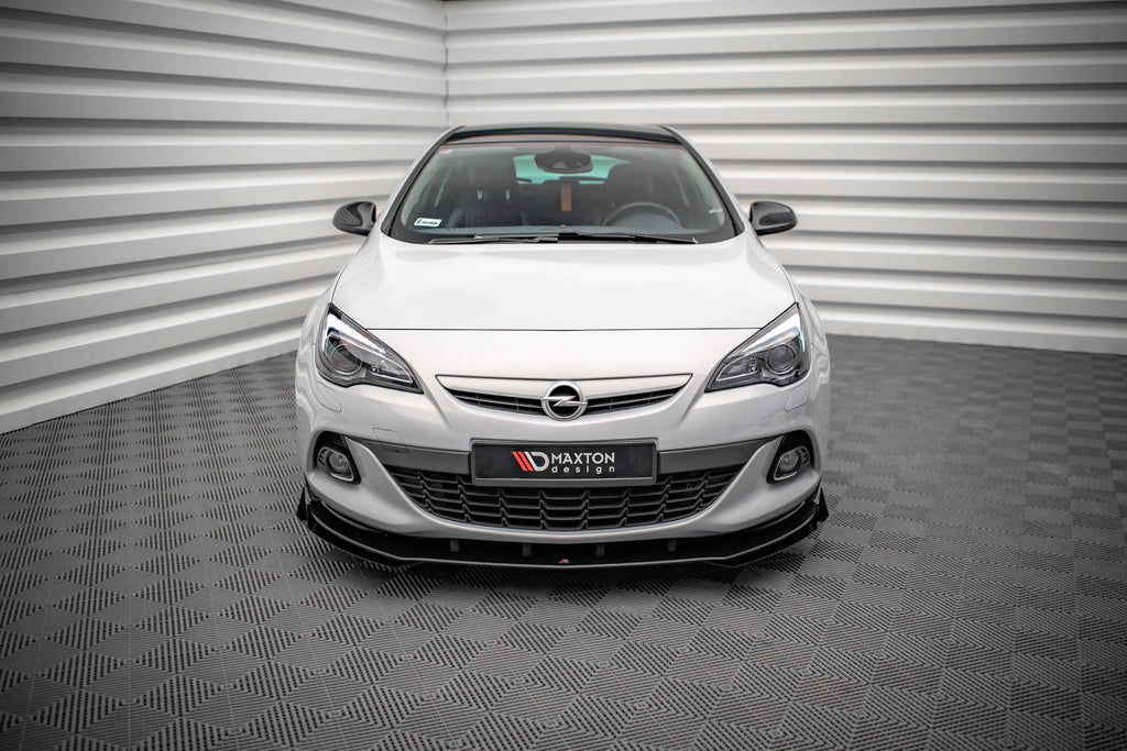 Street pro front splitter v.1 + klaffer opel astra gtc opc-line j