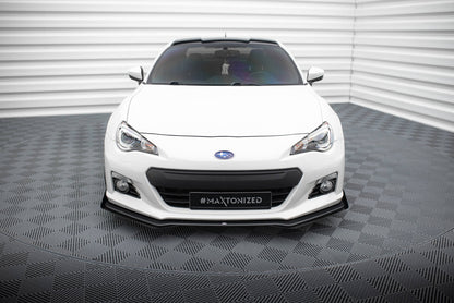 Street pro front splitter v.1 + flaps subaru brz mk1