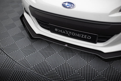 Street pro front splitter v.1 + flaps subaru brz mk1