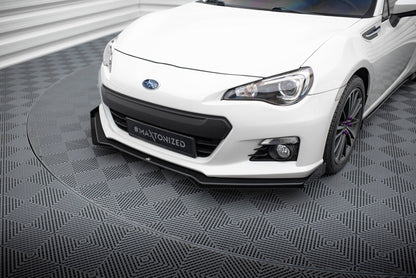 Street pro front splitter v.1 + flaps subaru brz mk1
