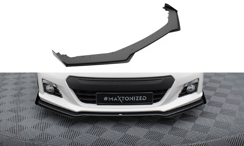 Street pro front splitter v.1 + flaps subaru brz mk1