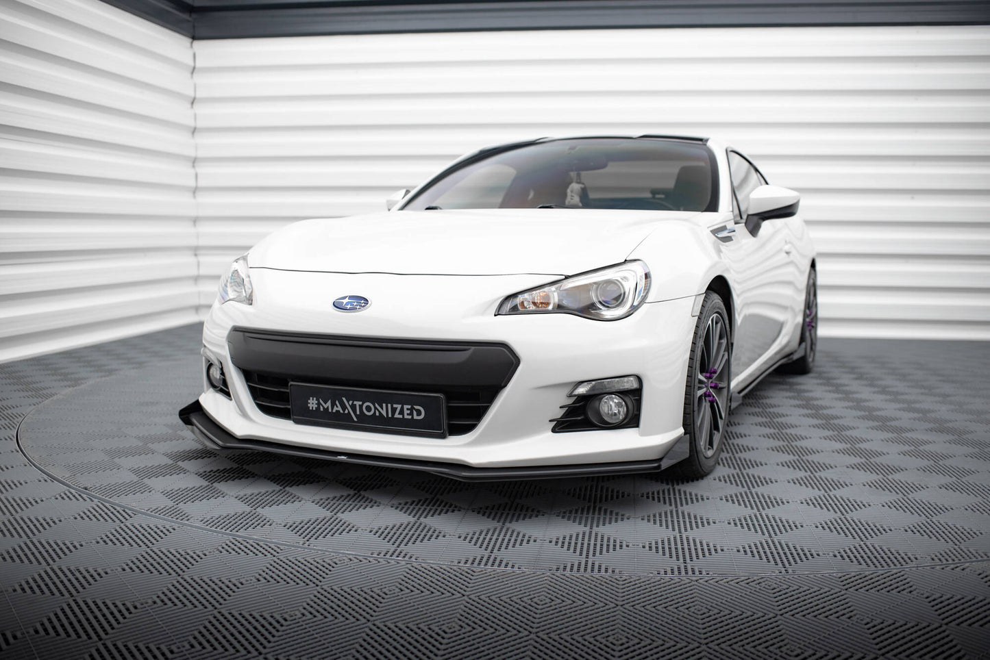 Street pro front splitter v.1 + flaps subaru brz mk1