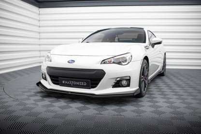 Street pro front splitter v.1 + flaps subaru brz mk1