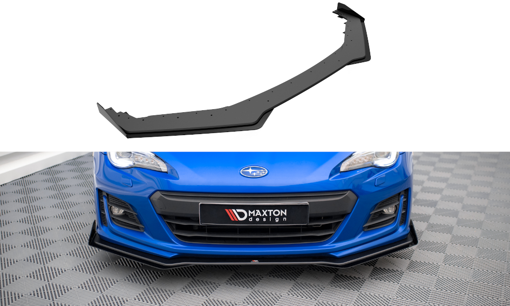 Street pro front splitter v.1 + flaps subaru brz mk1 facelift