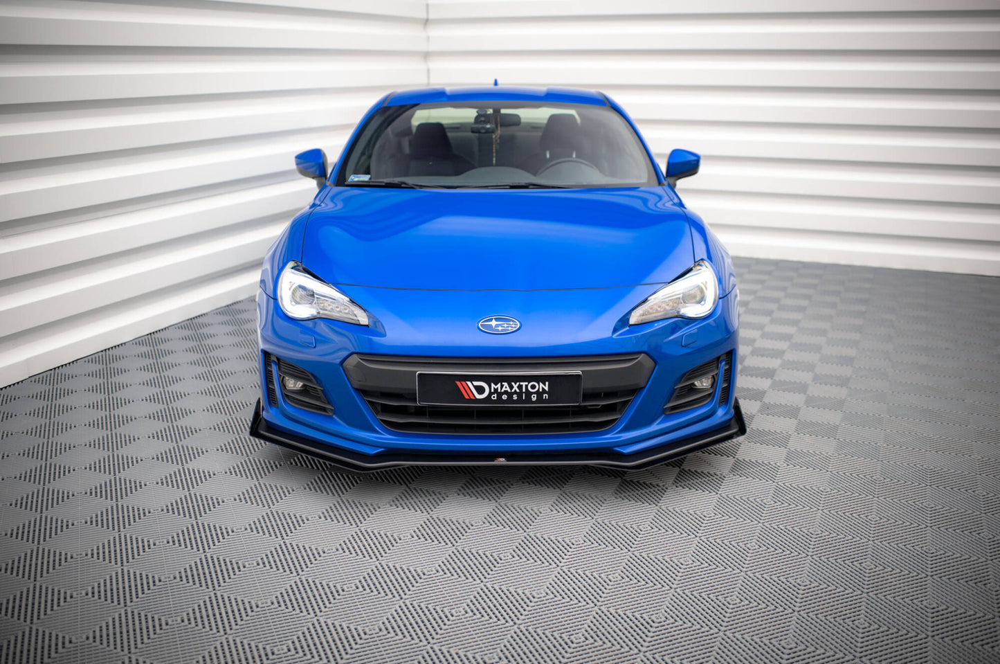 Street pro front splitter v.1 + flaps subaru brz mk1 facelift