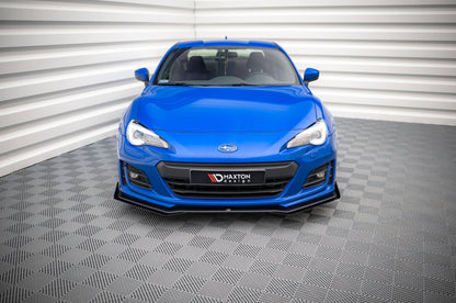 Street pro front splitter v.1 + flaps subaru brz mk1 facelift