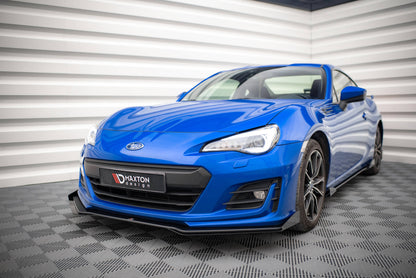 Street pro front splitter v.1 + flaps subaru brz mk1 facelift