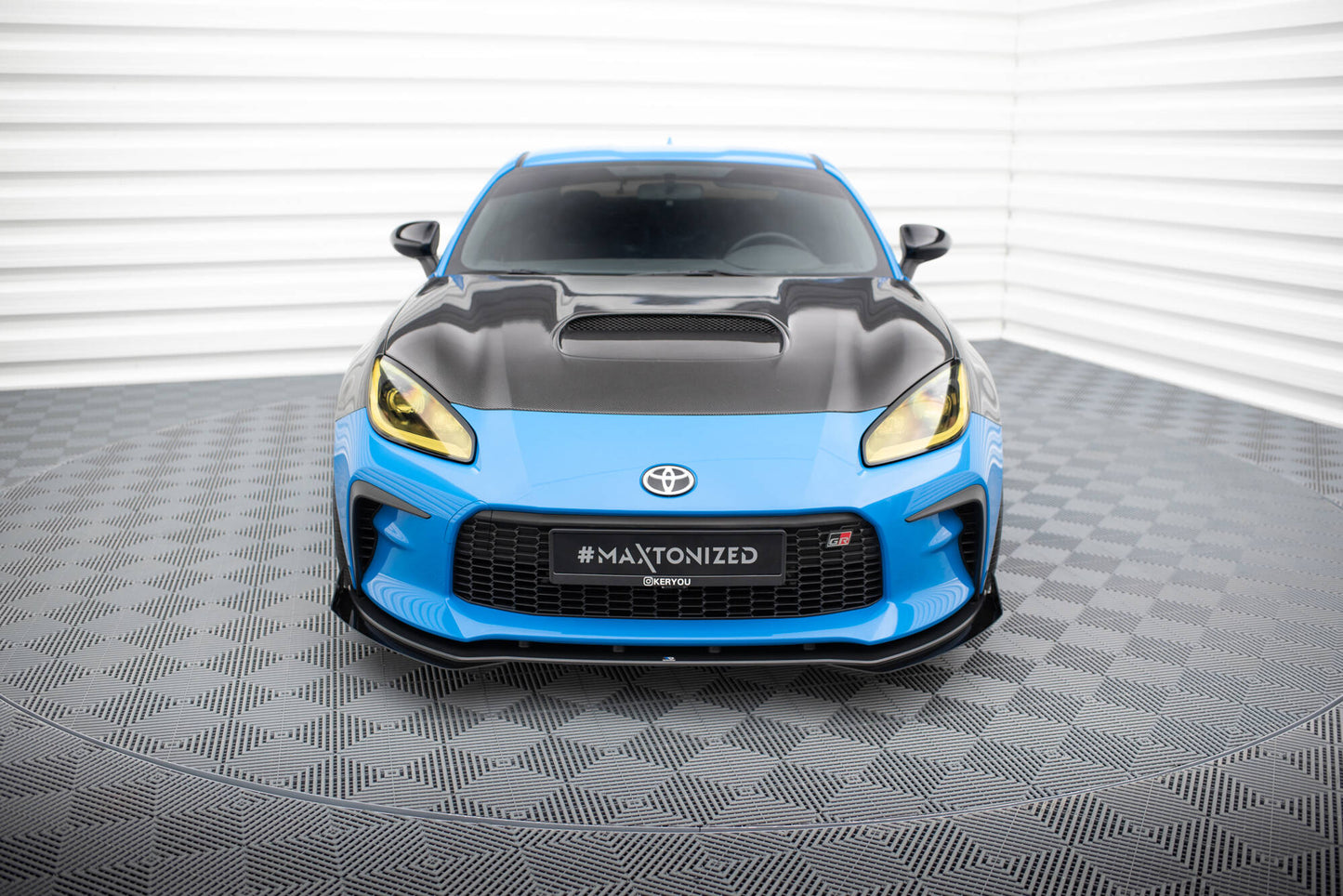 Street pro front splitter v.1 + flaps toyota gr86 mk1