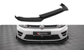Street pro front splitter v.1 + flaps volkswagen golf r mk7
