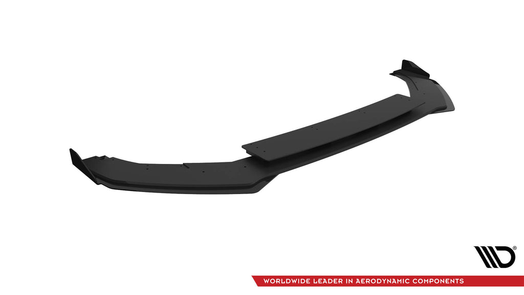 Street pro front splitter v.1 + flaps volkswagen golf r mk7