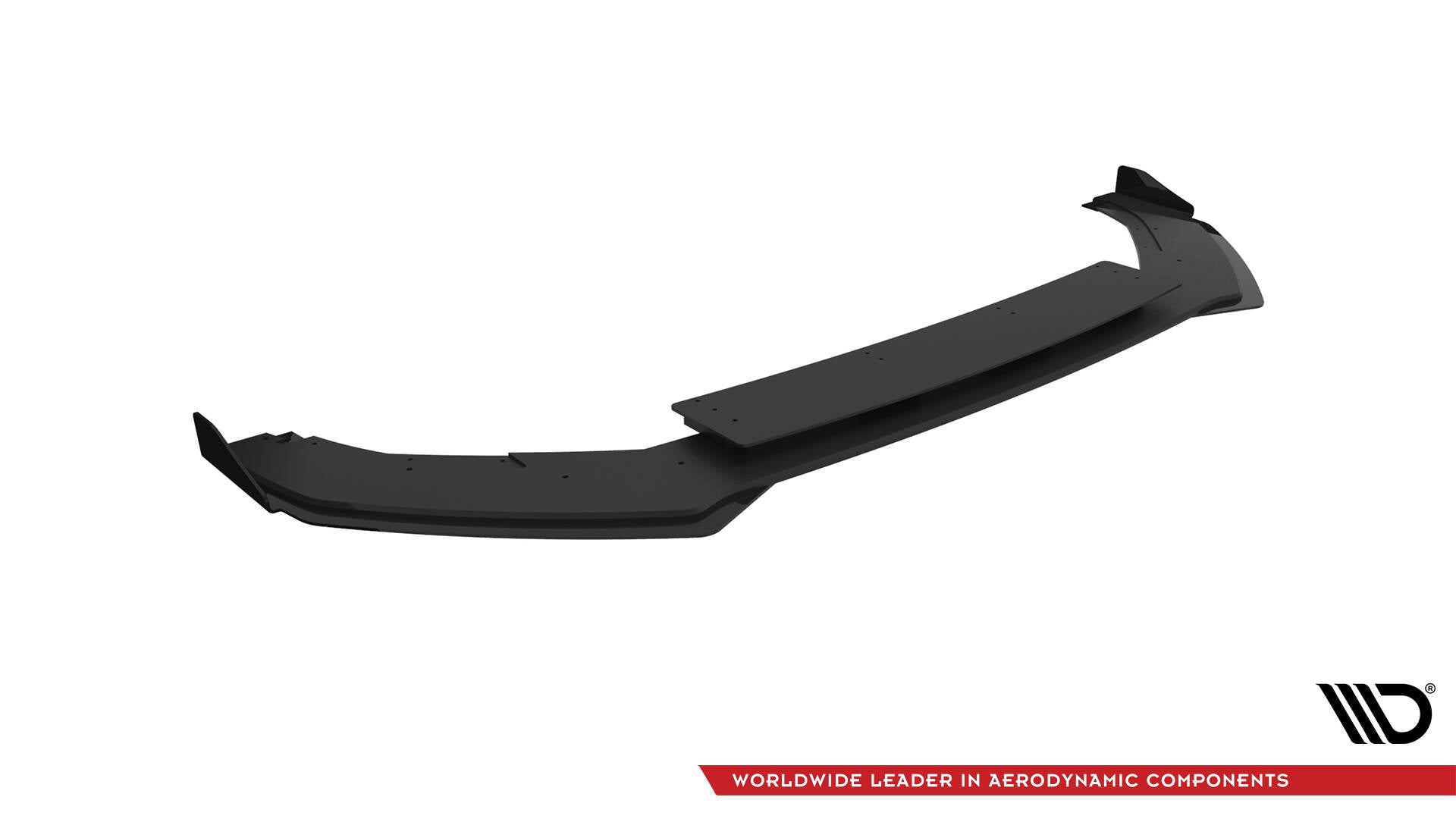 Street pro front splitter v.1 + flaps volkswagen golf r mk7