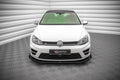 Street pro front splitter v.1 + flaps volkswagen golf r mk7