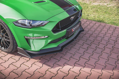 Street pro front splitter v.2 ford mustang gt mk6 facelift