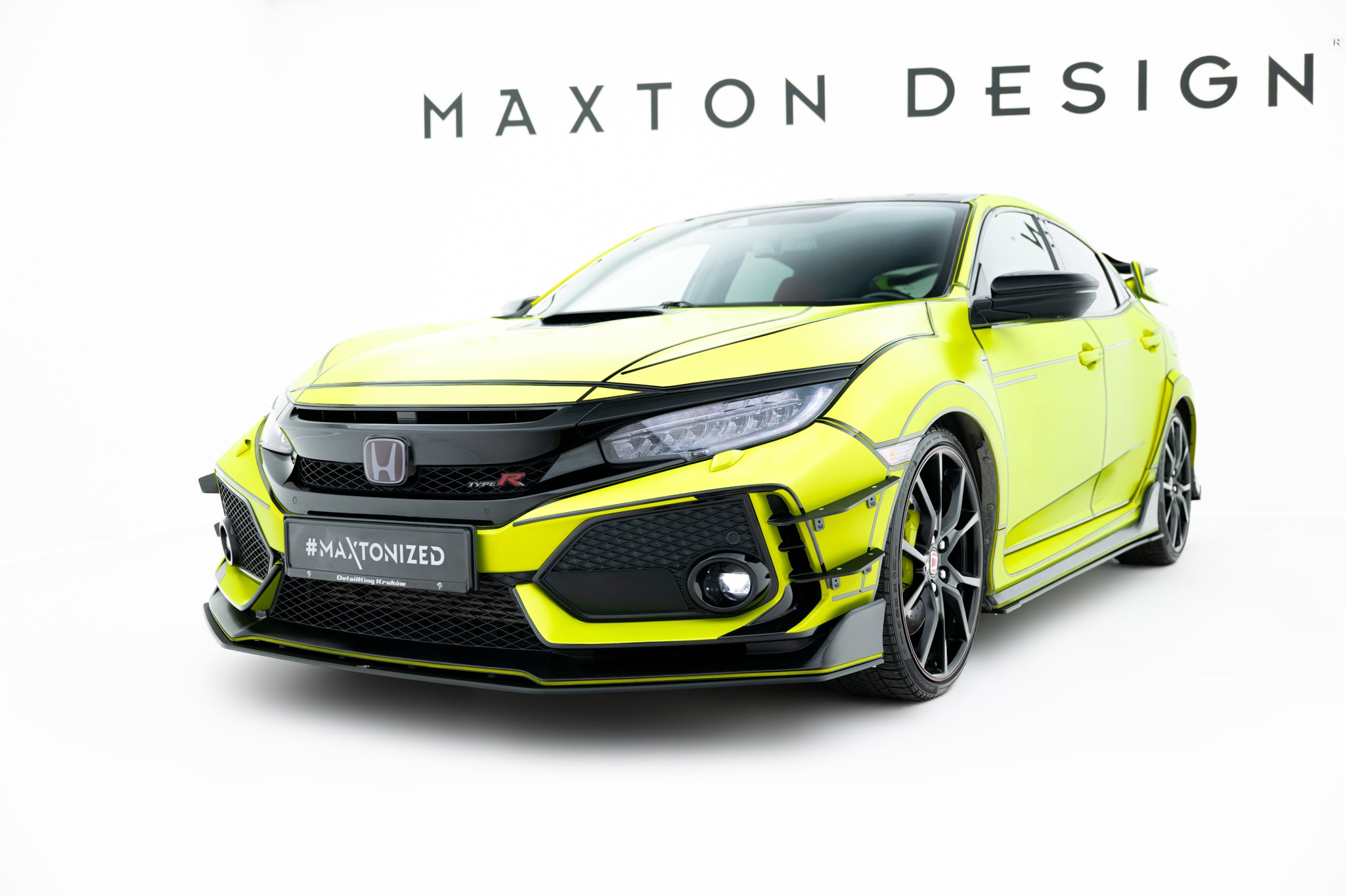 Street Pro etujakaja v.2 honda civic type-r mk10 / mk10 facelift