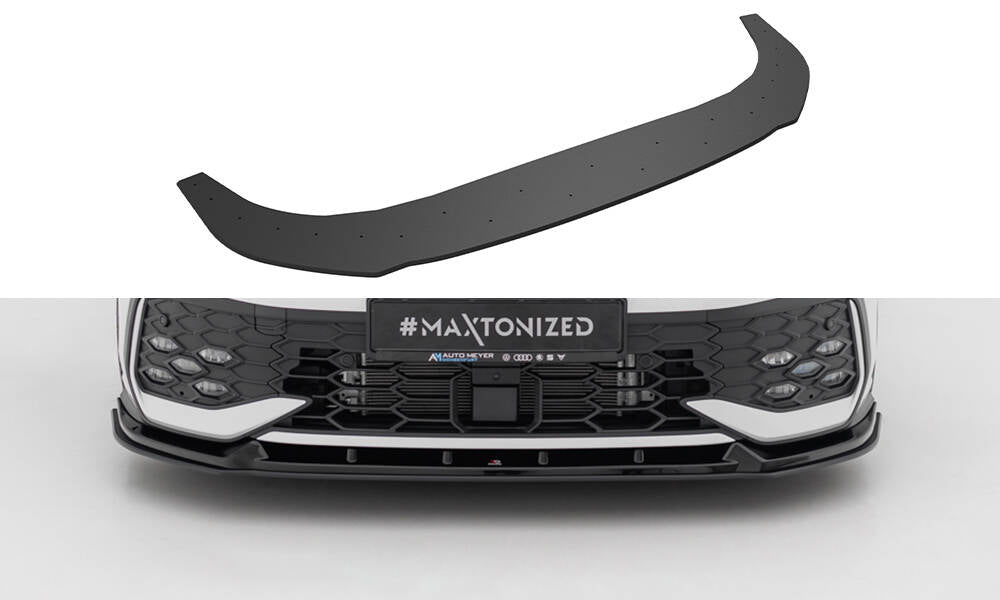 Street pro front splitter v.2 volkswagen golf gti / gte / r-line mk8 facelift