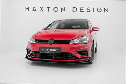 Street Pro Front Splitter V.2 Volkswagen Golf R / R-Line MK7 Facelift