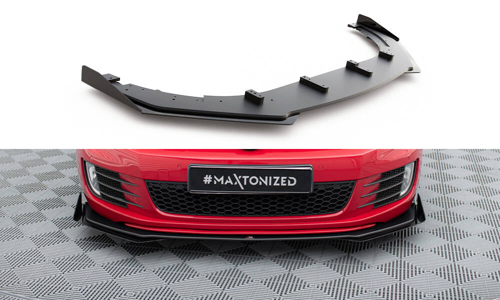 Street Pro Front Splits V.3 + Flaps Volkswagen Golf GTI MK6