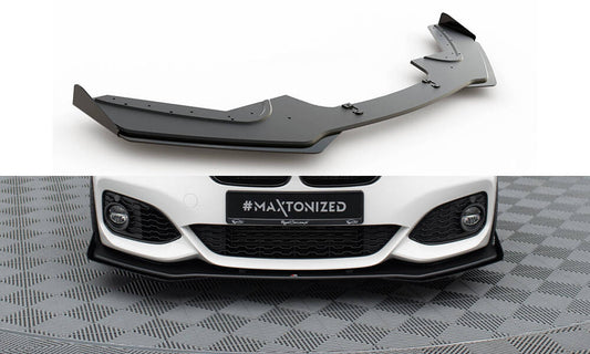 Street Pro Front Splits v.3 + Flaps for BMW 1 F20 M-Pack Facelift / M140i