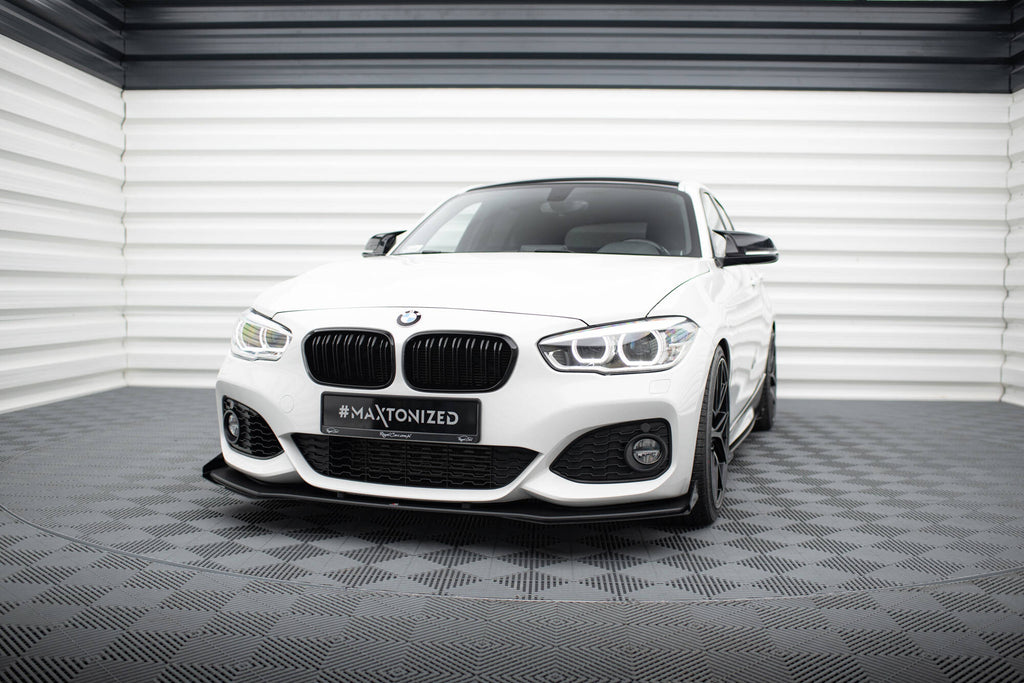 Street Pro Front Splits v.3 + flapper til BMW 1 F20 M-Pack Facelift / M140i