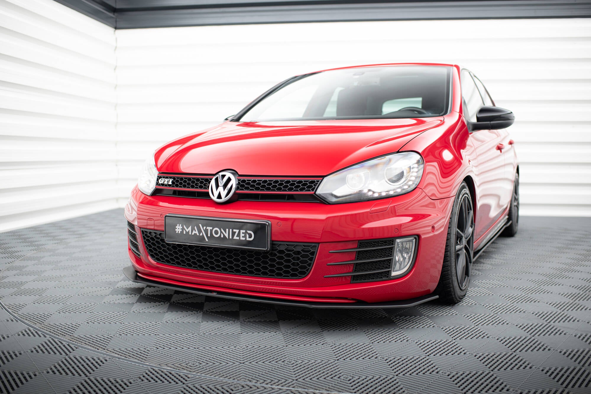 Street pro front splitter v.3 volkswagen golf gti mk6