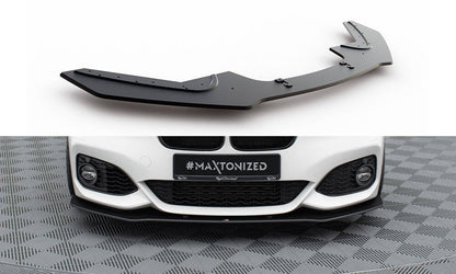 Street pro front splitter v.3 for bmw 1 f20 m-pack facelift / m140i