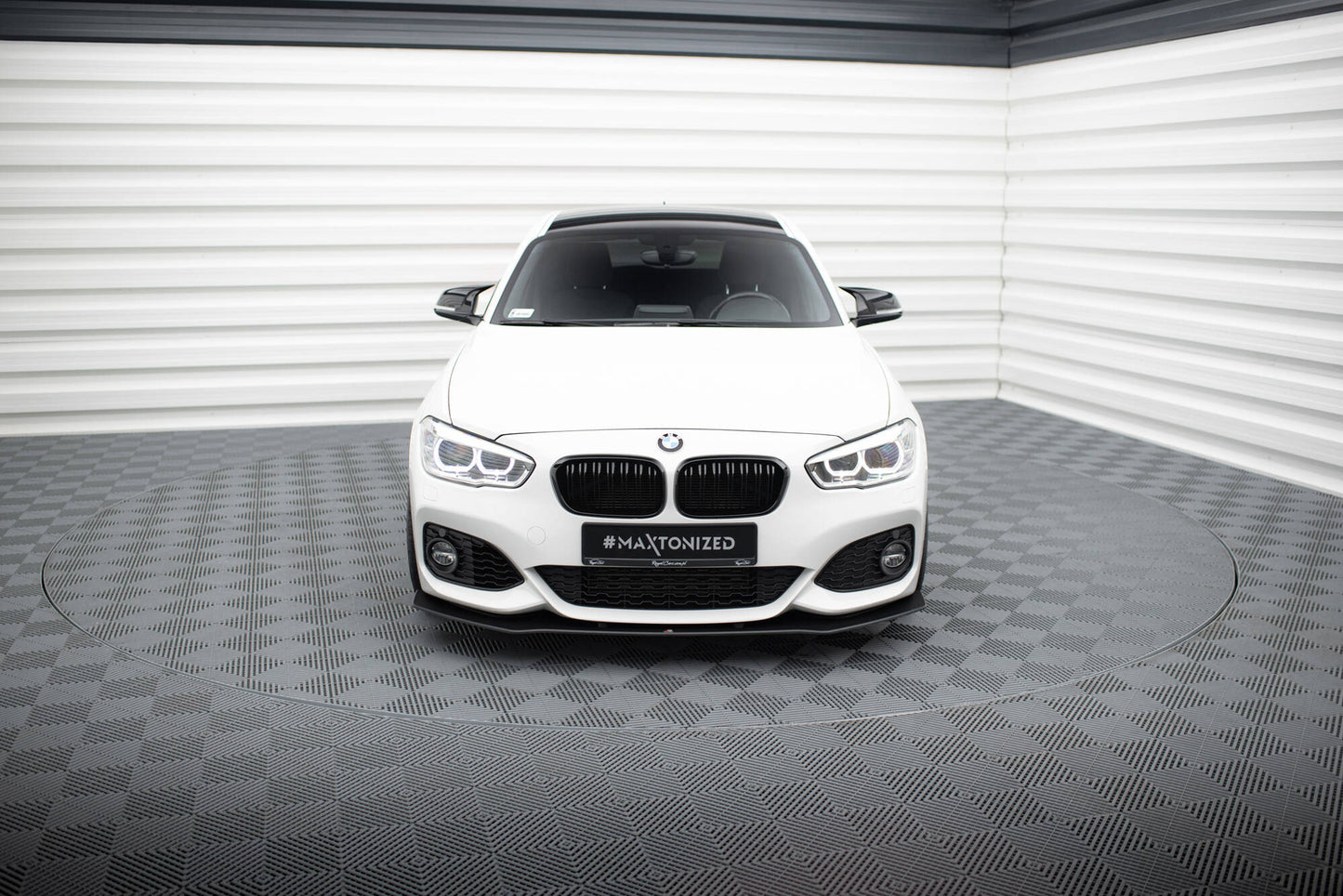 Street pro front splitter v.3 for bmw 1 f20 m-pack facelift / m140i