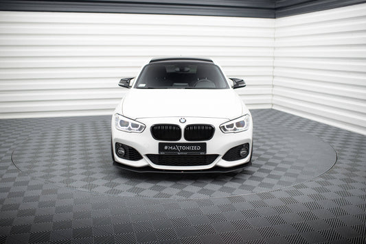 Street Pro Front Splits v.3 For BMW 1 F20 M-Pack Facelift / M140i