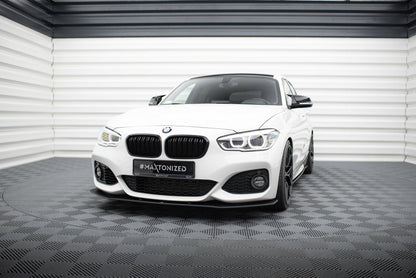 Street pro front splitter v.3 for bmw 1 f20 m-pack facelift / m140i