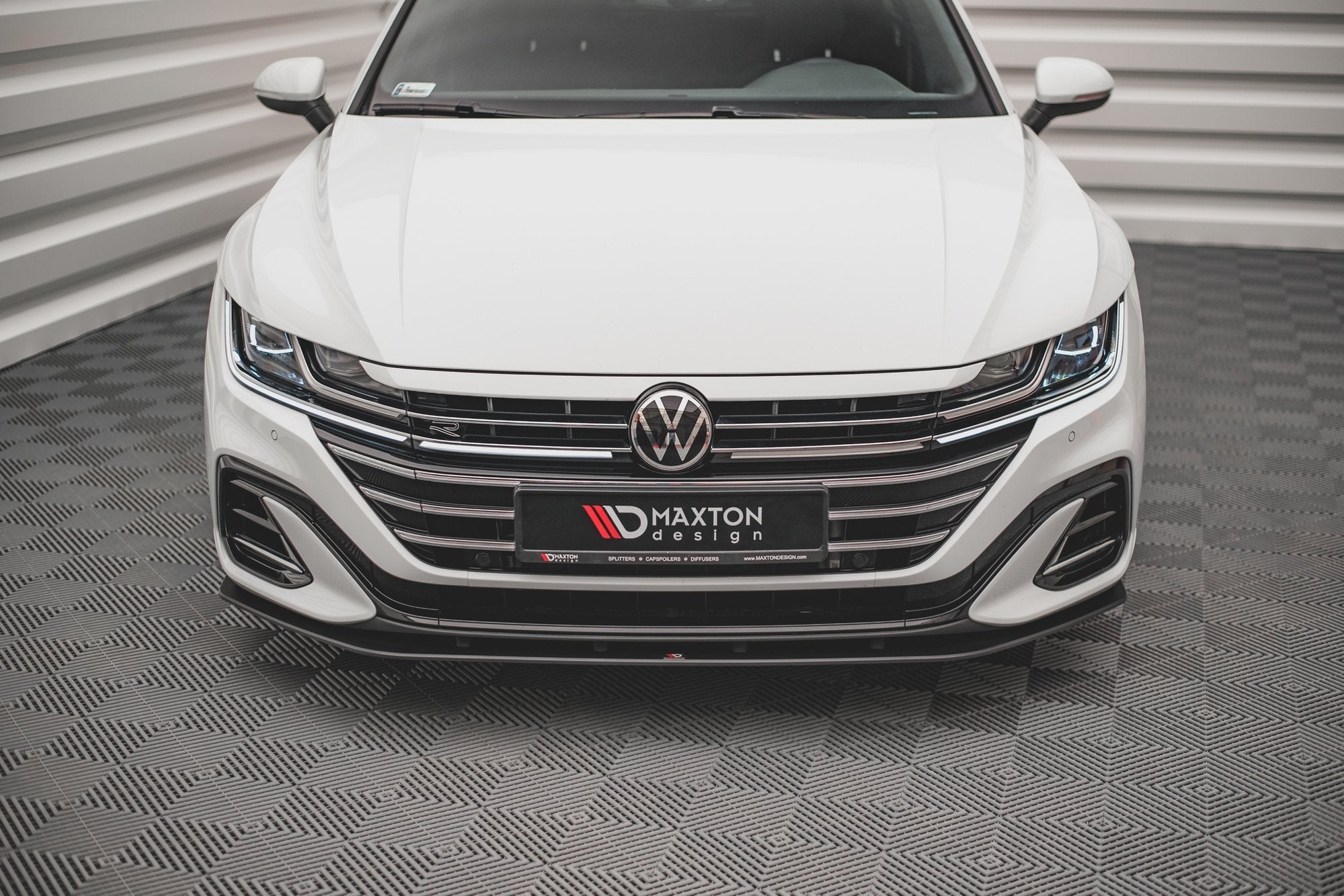 Street pro front splitter volkswagen arteon r-line facelift
