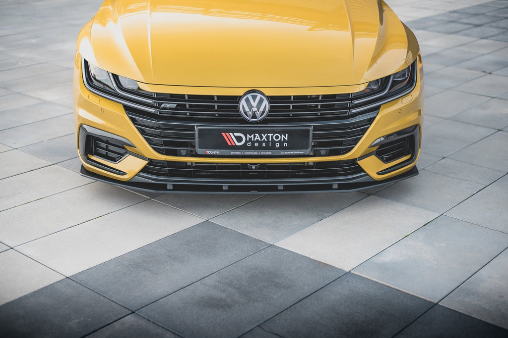 Street pro front splitter volkswagen arteon r-line sedan / shooting brake mk1