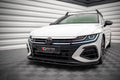 Street pro front splitter volkswagen arteon r sedan / shooting brake mk1 faceift