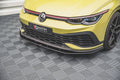Street pro front splitter volkswagen golf gti clubsport mk8