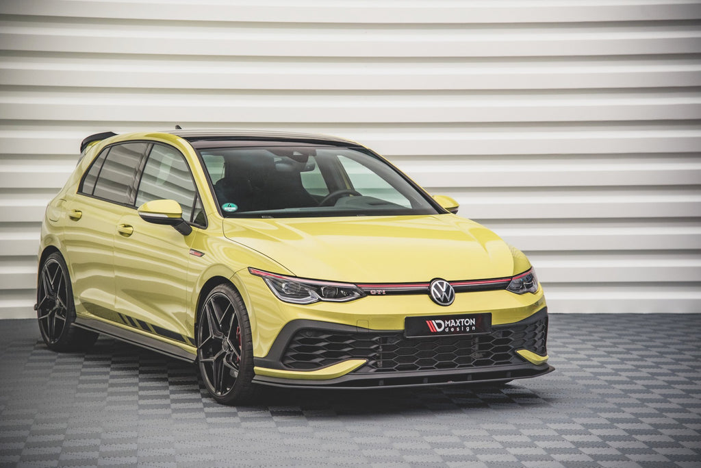 Street pro front splitter volkswagen golf gti clubsport mk8