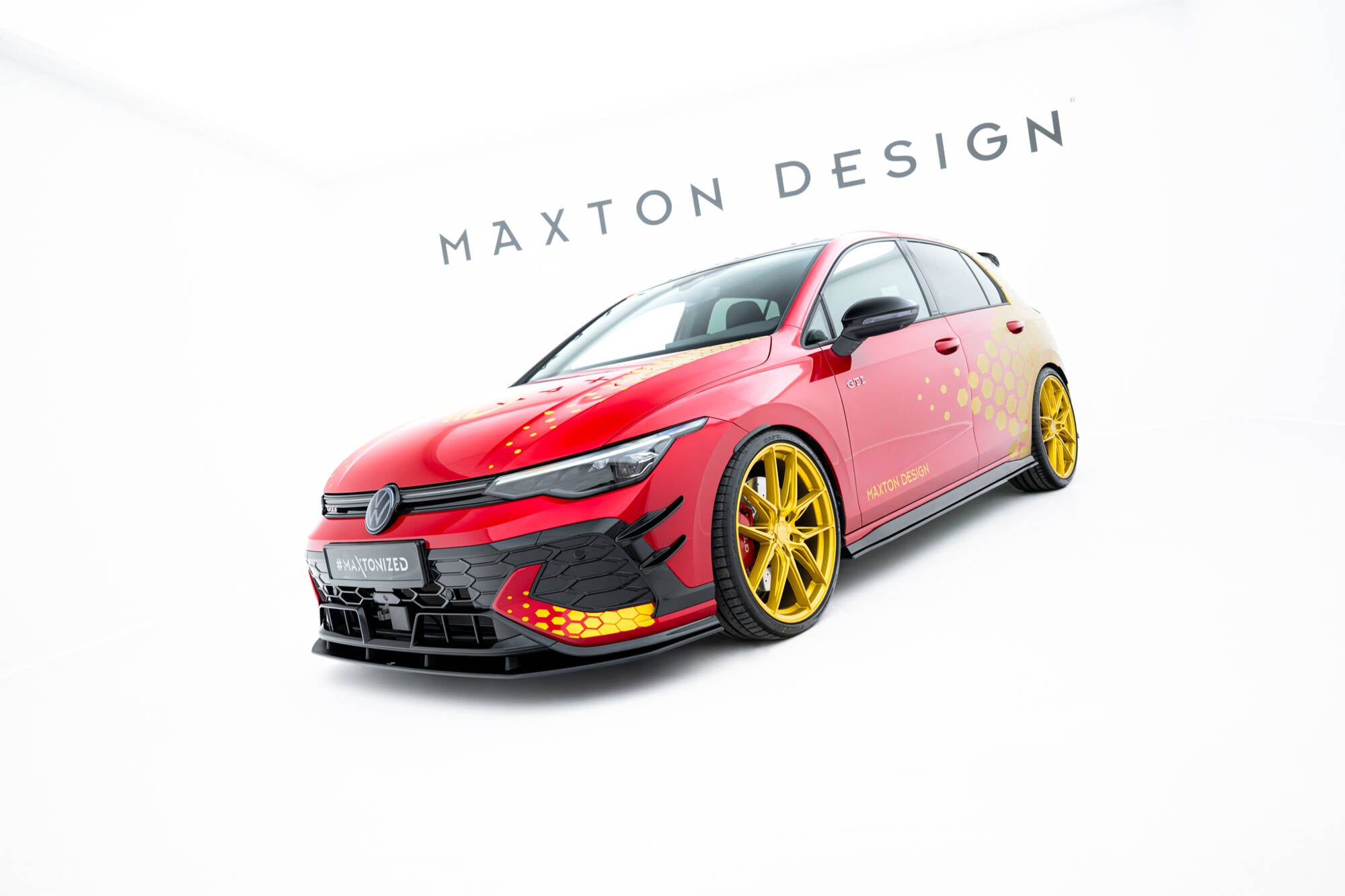 Street Pro Front Splitter Volkswagen Golf GTI Clubsport MK8 Facelift
