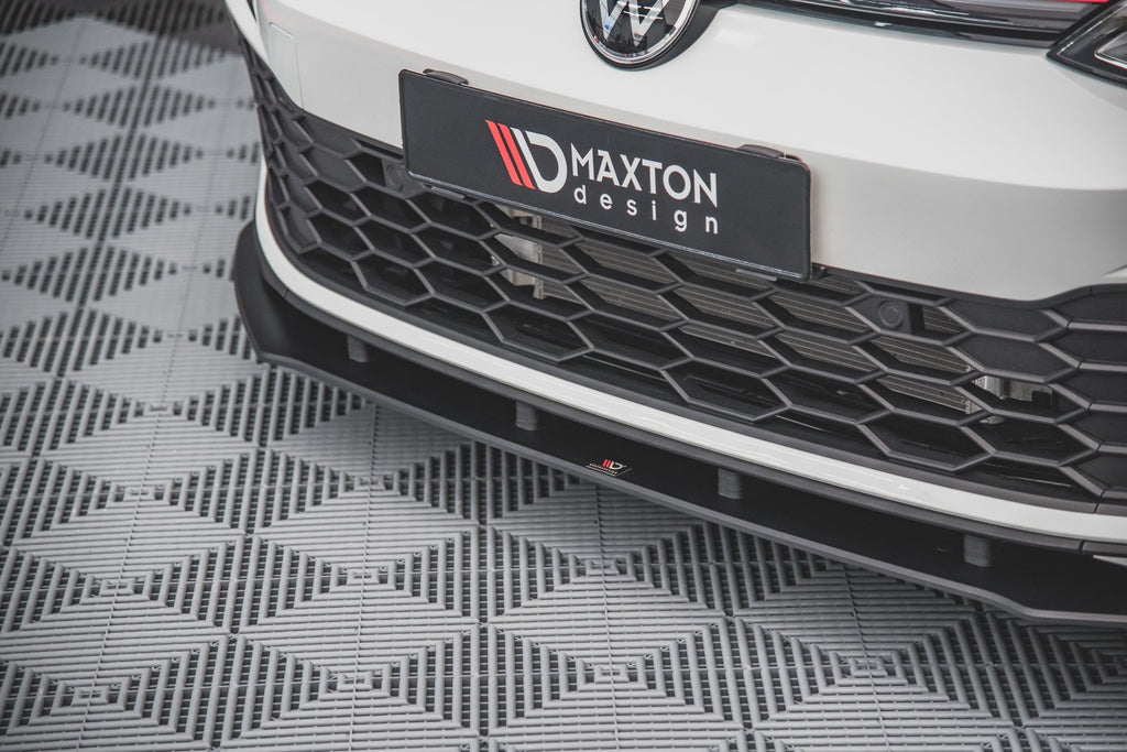 Street pro front splitter volkswagen golf gti / gte / gtd / r-line mk8