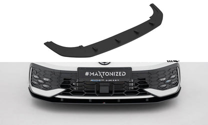Street pro front splitter volkswagen golf gti / gte / r-line mk8 facelift