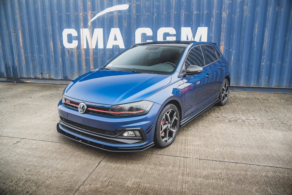 Street pro front splitter volkswagen polo gti mk6