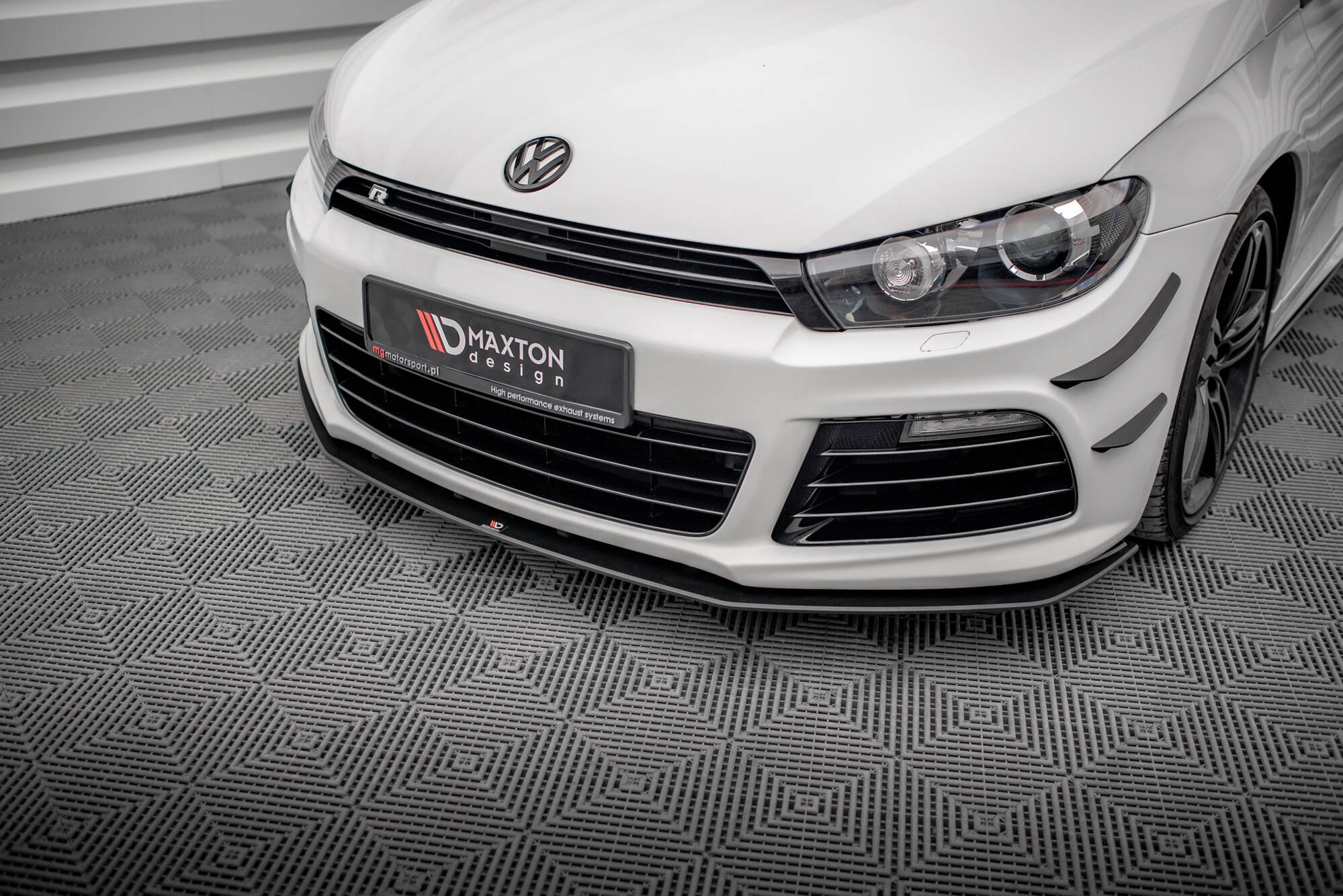 Street pro front splitter volkswagen scirocco r mk3