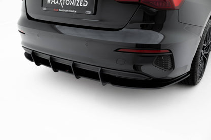 Street pro rear diffuser audi a3 sedan 8y
